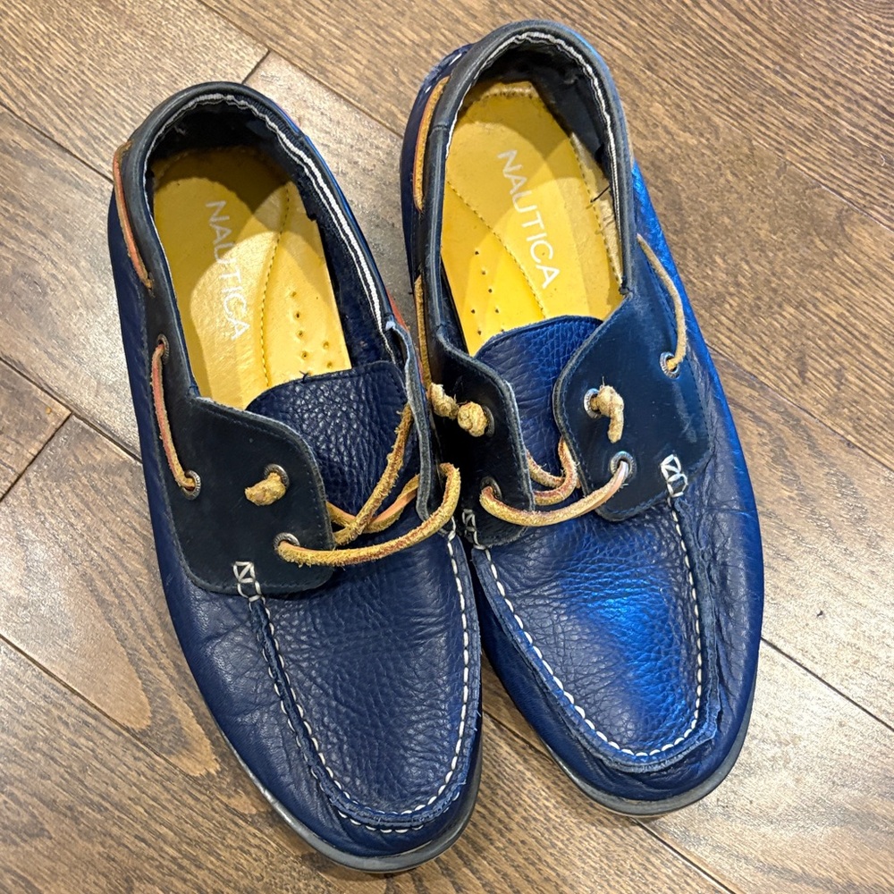 Nautica Men’s Blue Boat Shoe - Size 9